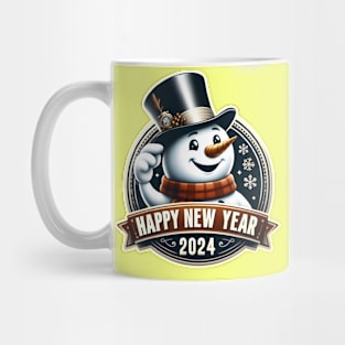 Frosty's Holiday Magic: Celebrate Christmas and Ring in the New Year with Whimsical Designs! Mug